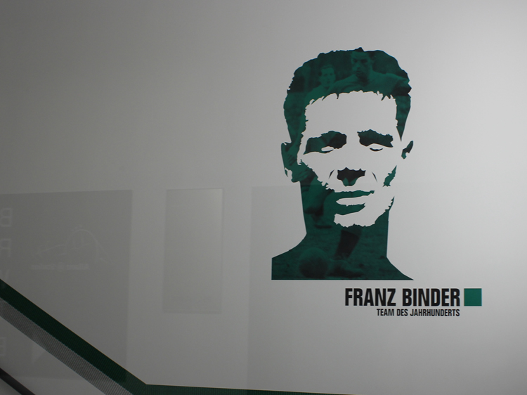 Franz Binder Stadiontour Rapid Allianz Stadion Weststadion