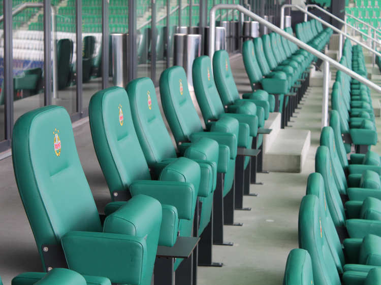 VIP-Loge außen Stadiontour Rapid Allianz Stadion Weststadion