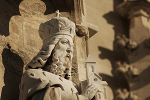 heiliger leopold, stift klosterneuburg, statue