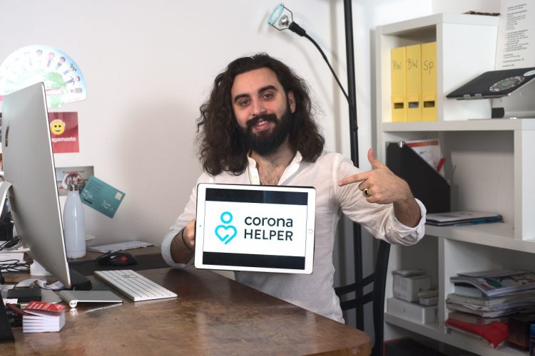 Der Coronahelper: Wie ein Student tausende Helfer mobilisiert