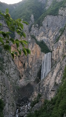 Boka-Wasserfall, Foto mit dem Handy