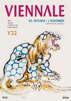 Viennale 2022,Film, Löwe, Plakat, Zeichnung