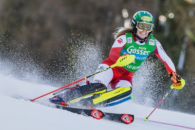 Kathi Liensberger im Slalom