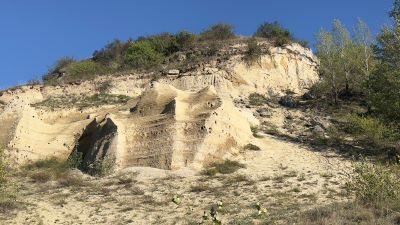 Der Sandberg am Thebener Kogel, Devínska kobyla in den Kleinen Karpaten. Ein Rest der Sanddünen des Marchfeld auf slowakischer Seite.