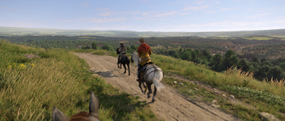 Henry reitet durch die Open World von Kingdom Come Deliverance II