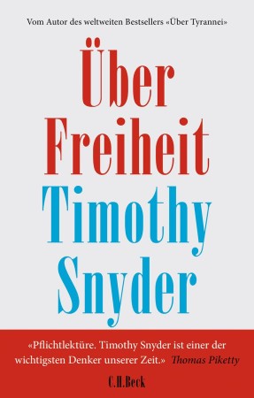 Das Buchcocer von Über Freiheit von Tomothy Snyder