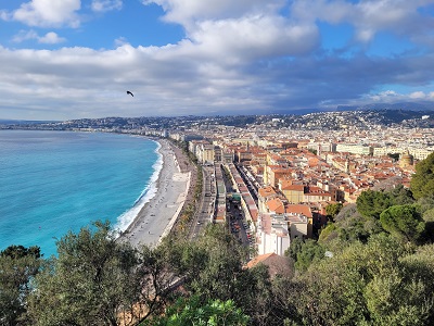 Blick vom Mont Boron beim Nizza Städtetrip