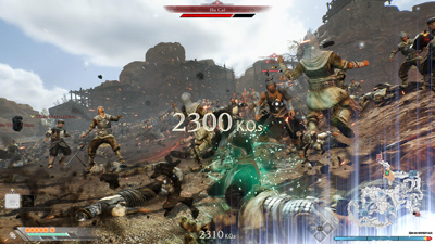 Eine Kombo mit über 2000 erlegten Gegnern in Dynasty Warriors Origins 